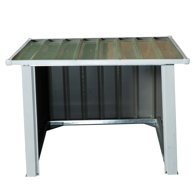 OutSunny Casuta pentru robot de tuns iarba automata in otel 63cm