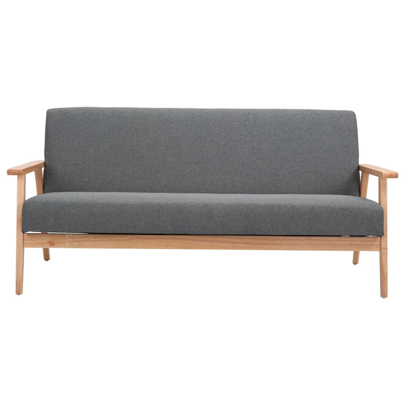 HomCom canapea cu 3 locuri, moderna, 154.5 x 68 x 73 cm