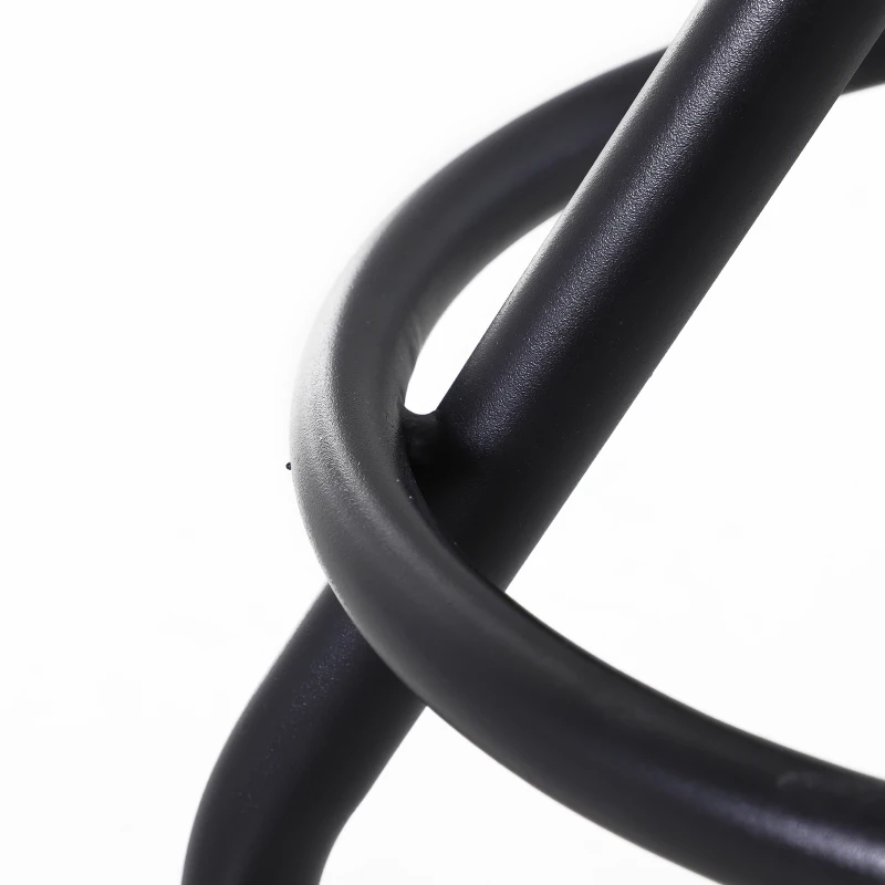 HomCom scaun rotund stil industrial, lemn de pin,126x70x94cm