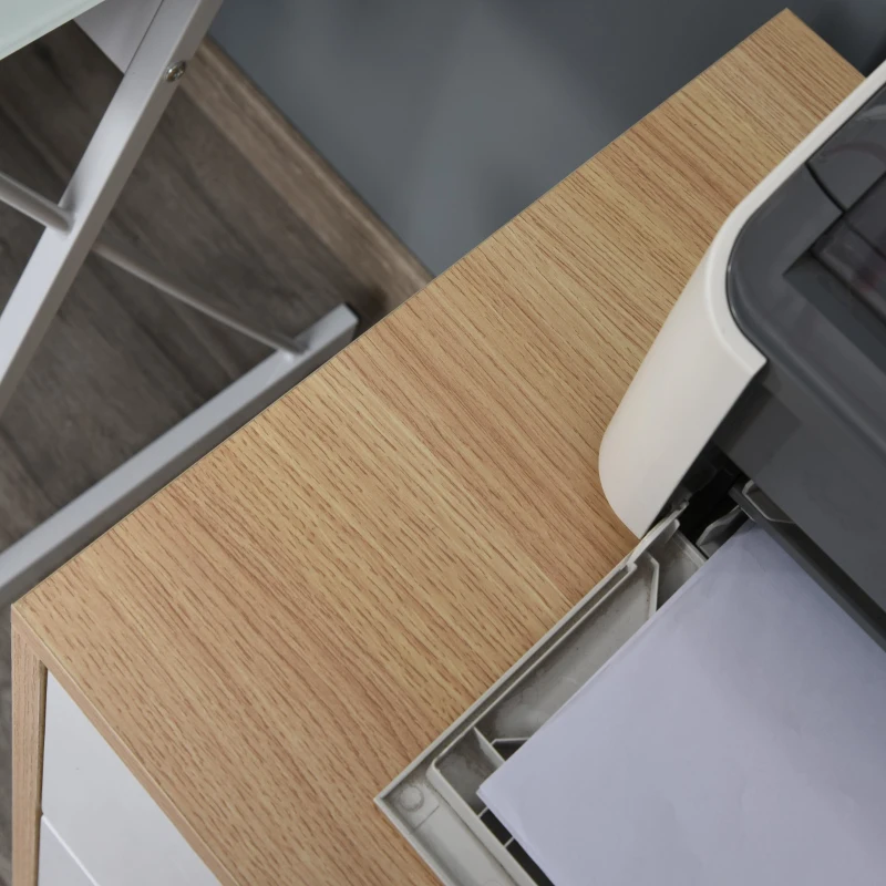 HOMCOM Dulap din lemn cu 3 sertare moderne pentru Casa si Birou
