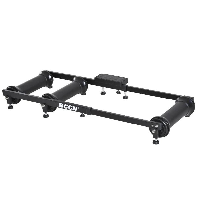 HOMCOM cadru antrenament bicicleta, 49x16x82-130cm, negru