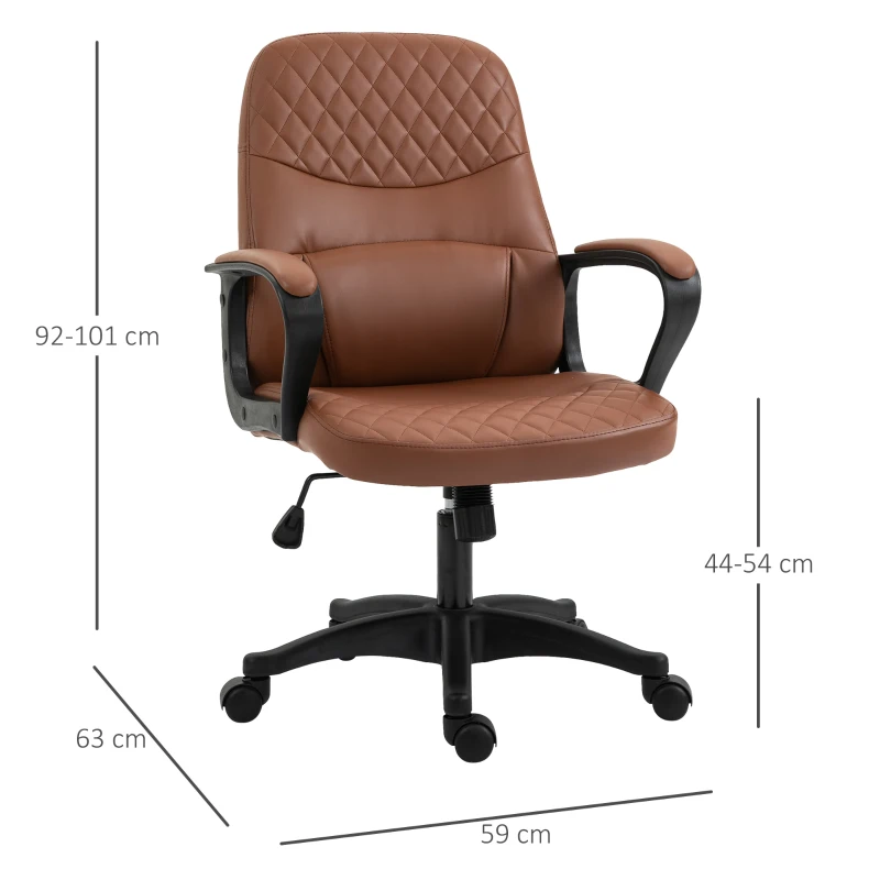 Vinsetto Scaun Birou Masaj – Maro, Reglabil, Piele Ecologica(m-3)