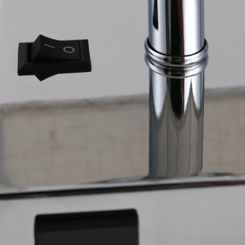 HOMCOM Lampa de Masa din Metal si Tesatura 2 Prize USB 2 Comutatoare, E27