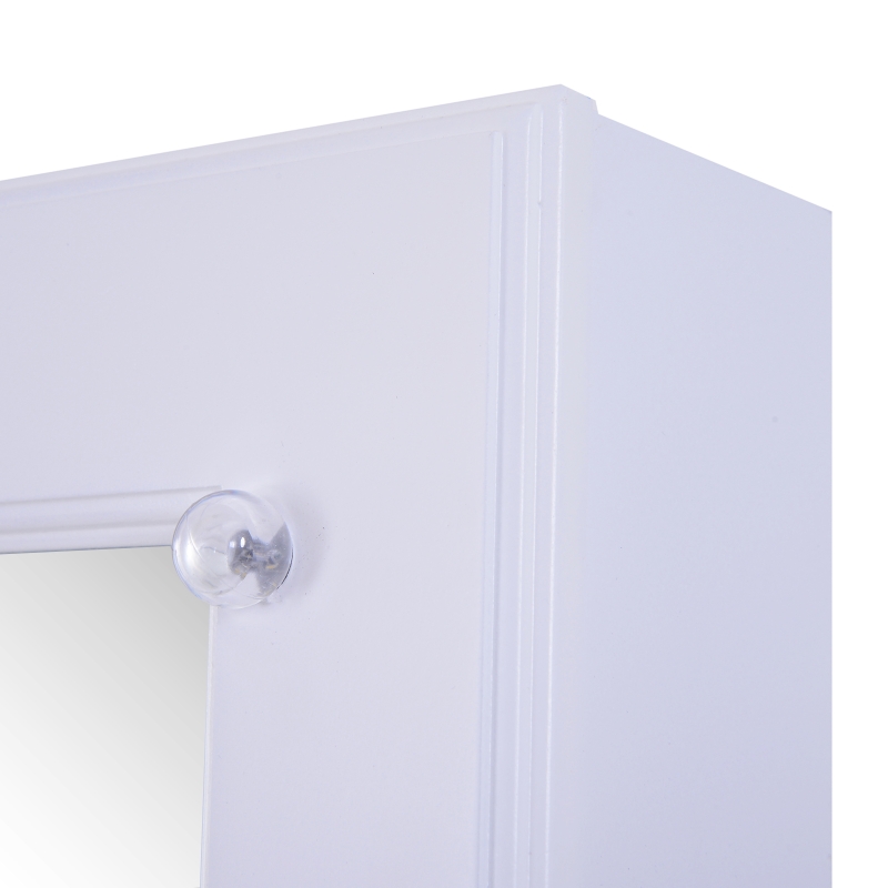 HOMCOM dulap bijuterii, oglinda si leduri incluse,40x37x146 cm