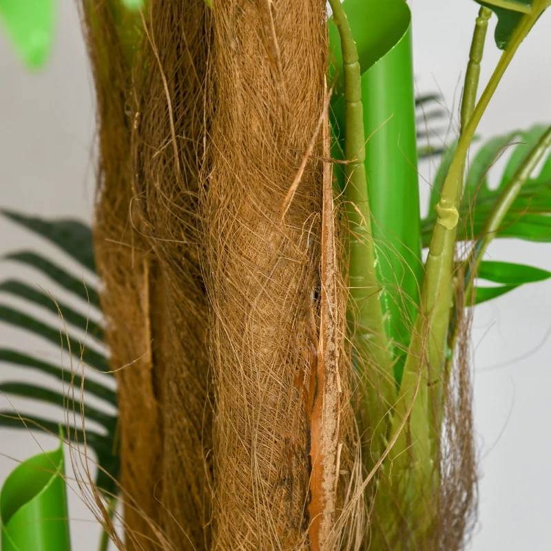 HOMCOM palmier artificial in ghiveci, 42 frunze, 185cm, verde(m-8)