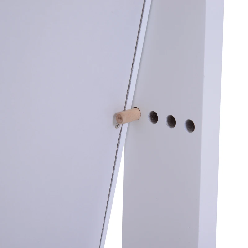 HOMCOM dulap bijuterii, oglinda si leduri incluse,40x37x146 cm