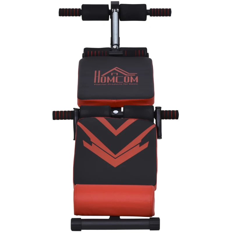 HOMCOM banca pliabila pentru abdomene, 48x135x61-68cm