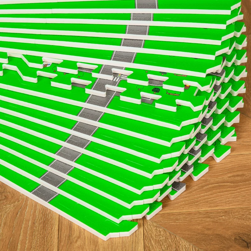 HOMCOM covor puzzle 36 bucati, antiderapant, 3.24㎡