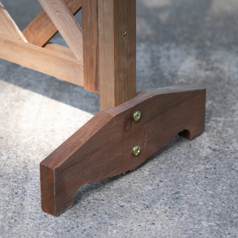 Outsunny, vaza cu grile pentru plante cataratoare, 68x30x85.5cm