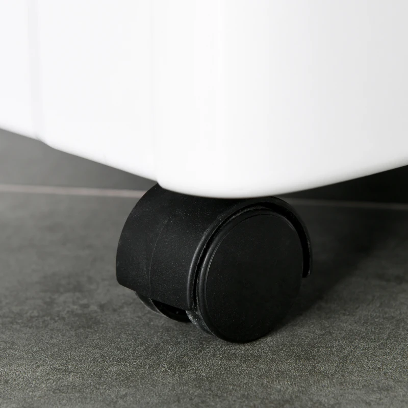 HOMCOM Aparat de racire Ventilator cu Ghiata camere 20m² 9 funcții telecomanda