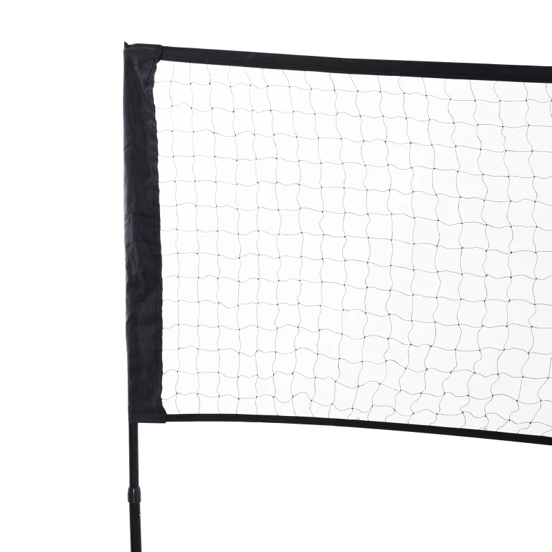 Homcom Plasa pentru Paleta Badminton Pliabila Reglabila cu Sac pentru Transport 400 x 103 x 94/158cm
