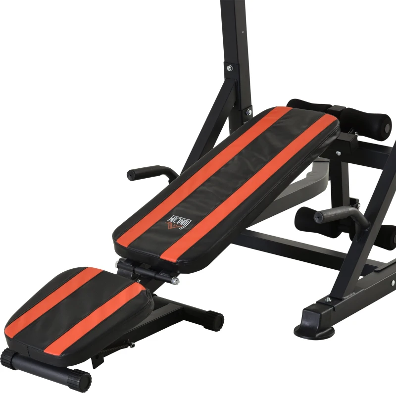 HOMCOM aparat pentru sport 92x178x200-236 cm, rosu