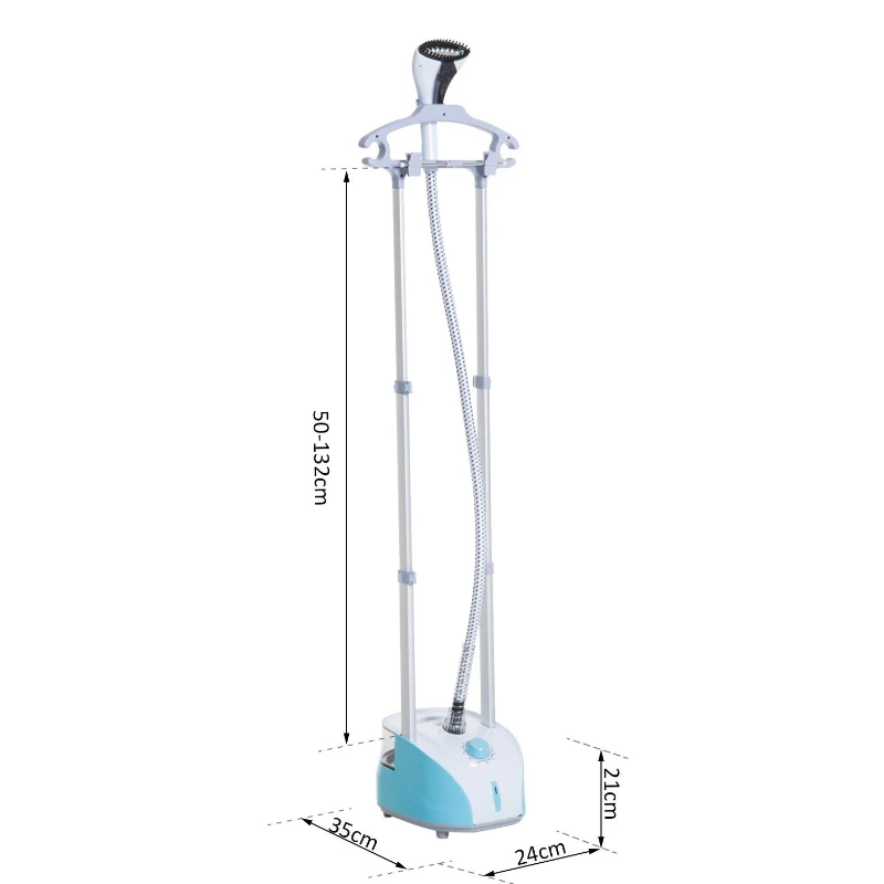 HomCom Fier de Calcat cu Vapor Vertical 2L 1800W Tija Telescop Refractor