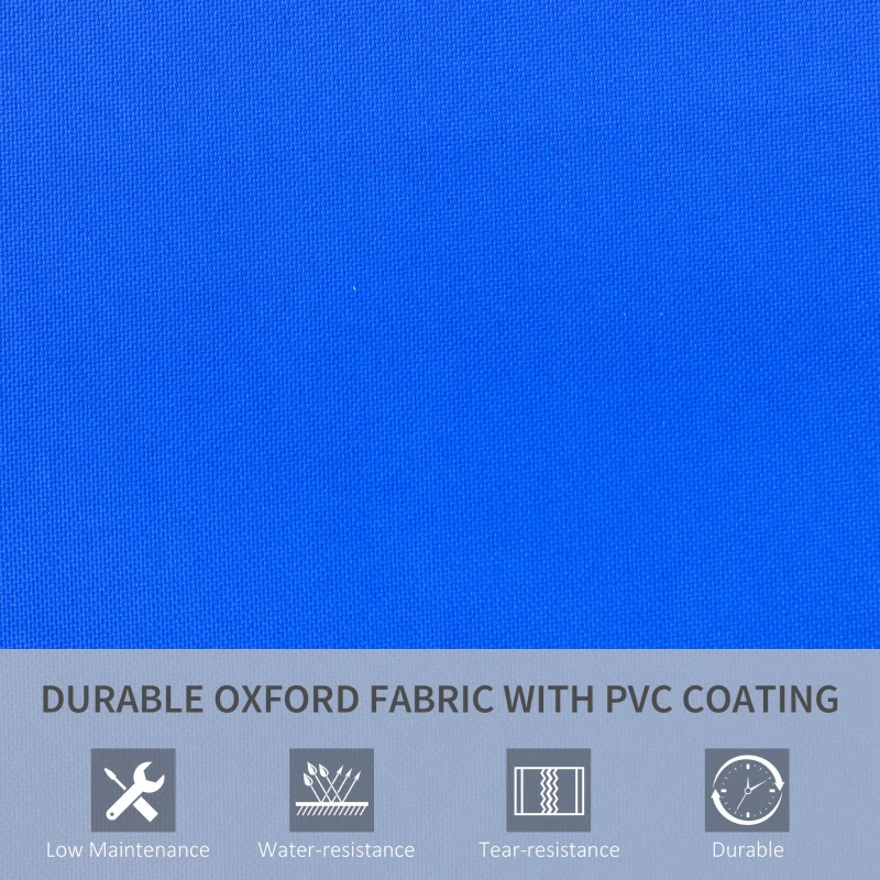 Outsunny sezlong pliabil, portabil, 58x193x 35.5cm