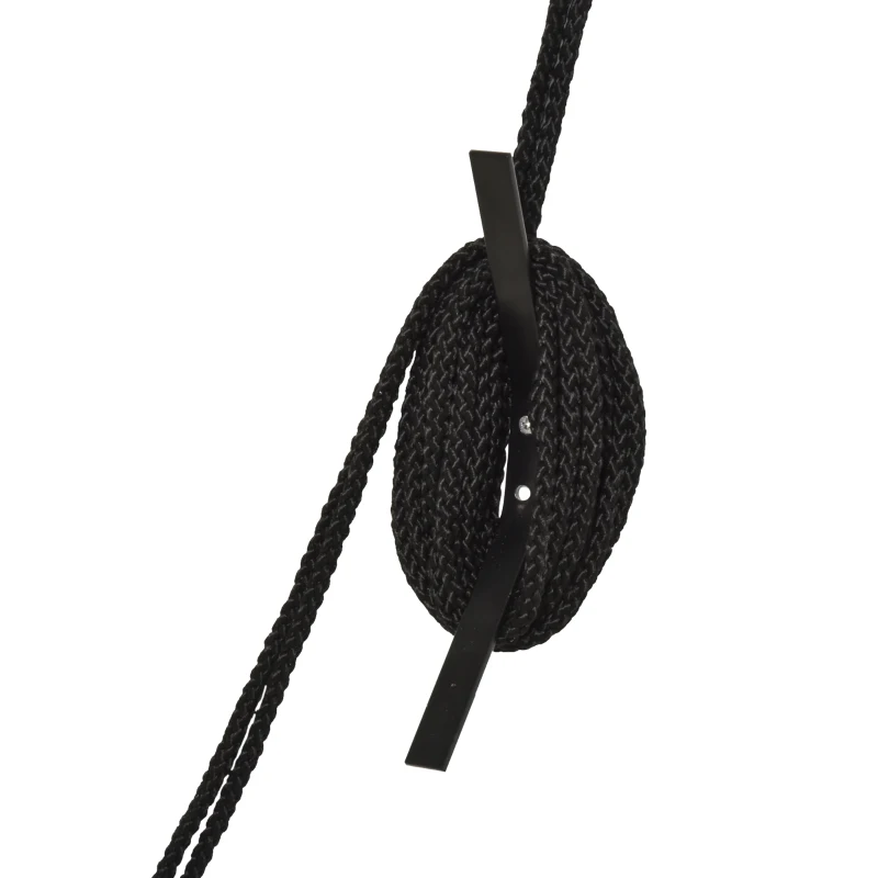 HOMCOM Palan pentru Caiac Sistem cu Scripete, Carlige, Sarcina max. 50kg, din Otel PP