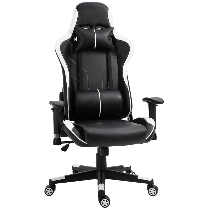 Vinsetto Fotoliu de Gaming Inaltime si Spatar Ajustabile tetiera si perna lombara