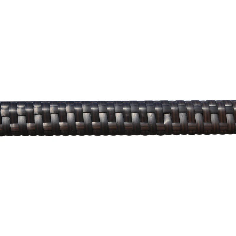 Outsunnt Masuta e Gradina in PE Rattan cu Raft Inferior,Maro,150x85x74cm