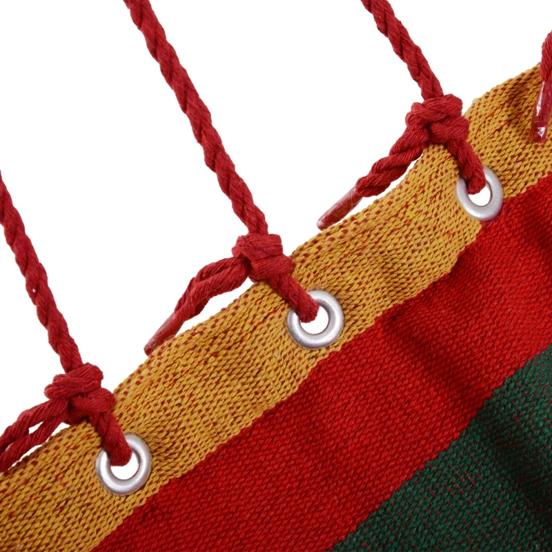 Outsunny Hamac Scaun Suspendat din Bumbac și Poliester, Colorat, 100x60x100cm