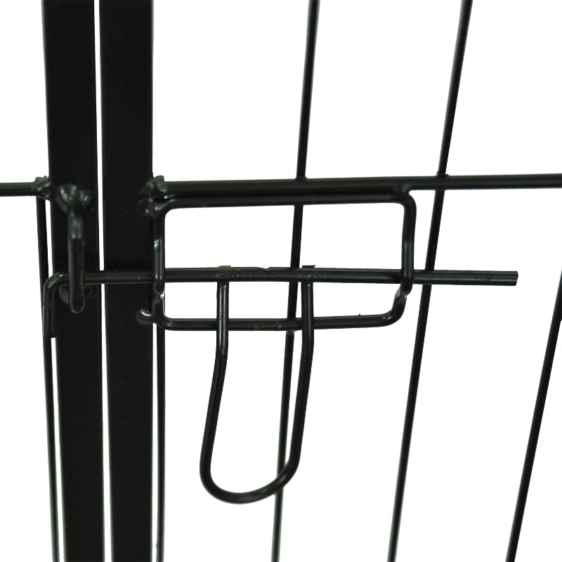 PawHut Gard Modular pentru Animale Câini Pisici Pui Rozătoare 8 Bucăți 80x100cm