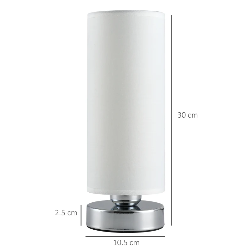 HomCom lampa cu intensitate reglabila a luminii, Ф10.8x30cm