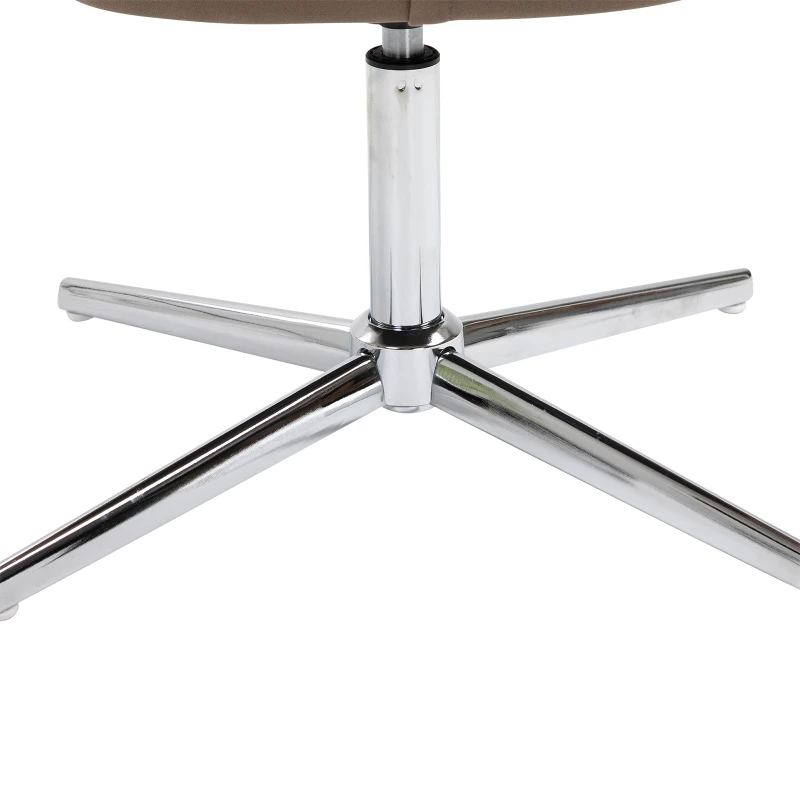 HOMCOM Fotoliu Rotativ Captusit si Velur Maro