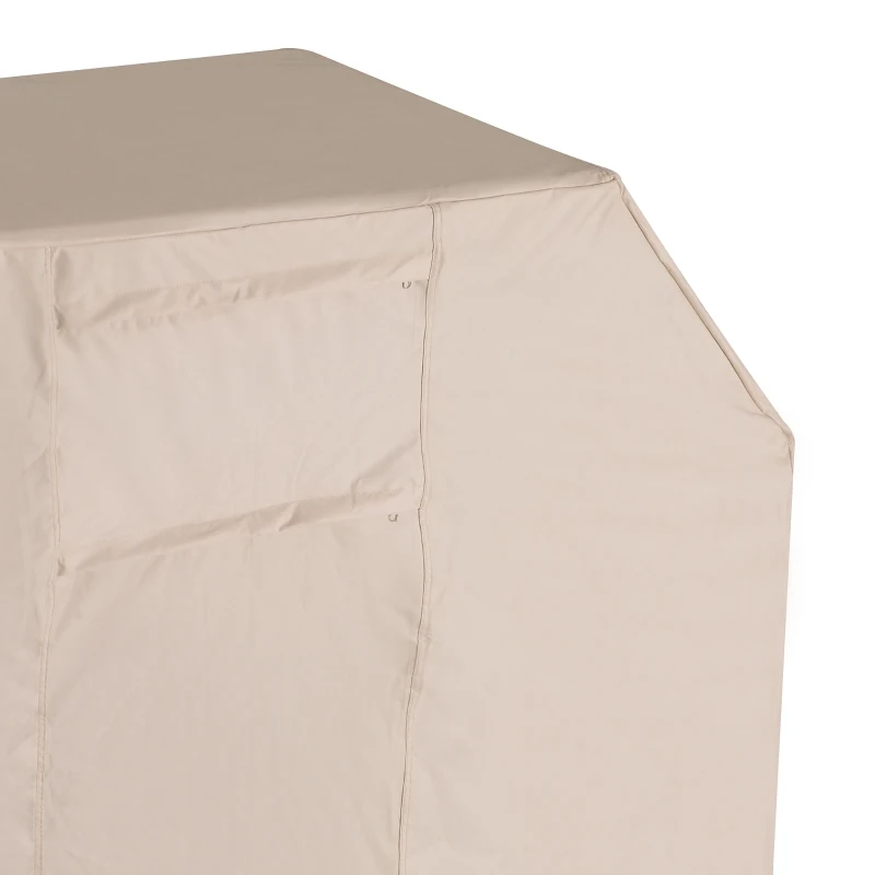 Outsunny Prelata pentru Barbecue Mobilier de Extern Impermeabil in Oxford, 185x71x130cm