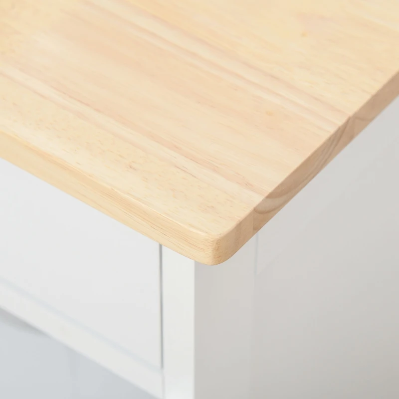 HOMCOM carucior bucatarie, suport pentru sticle, 67x37x87cm