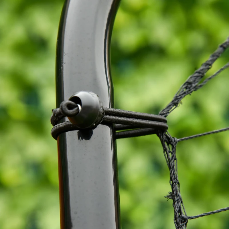 HOMCOM Plasa de fotbal Rebounder pliabila cu tinta si Unghi reglabil