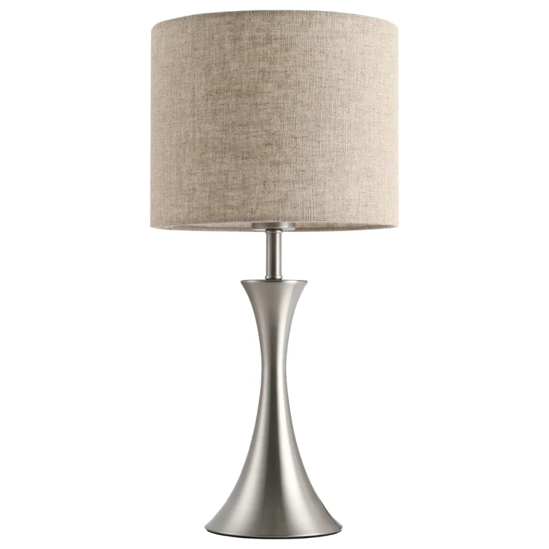 HomCom lampa de masa, moderna, Ф25 x 51 cm, bej