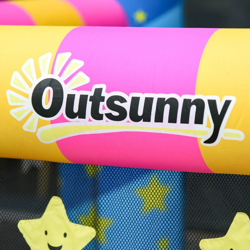 Outsunny Castel Gonflabil Gigant pentru Copii cu Gonflator
