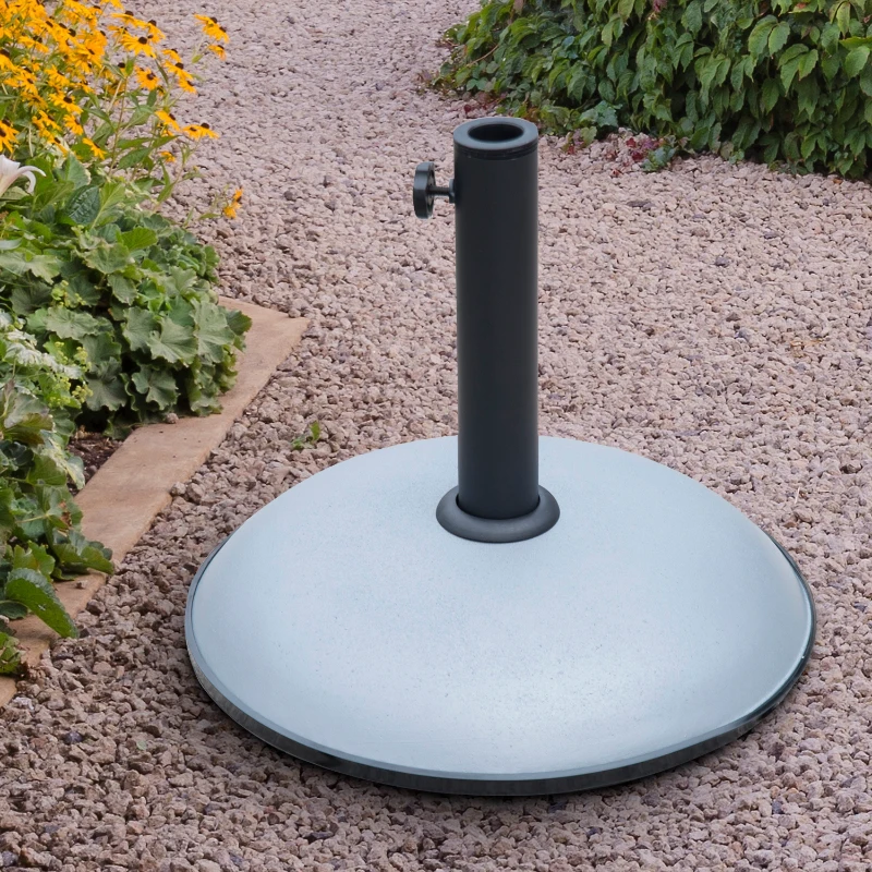 Outsunny Suport Baza pentru Umbrela de Gradina in Ciment 20kg, Φ45x36cm