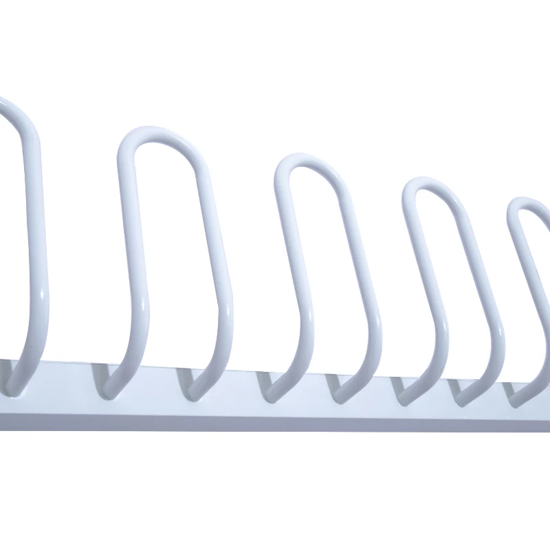 Homcom Radiator pentru Uscat Pantofi Electric de Perete in Aliaj de Aluminiu Alb L86*W11*H23.5cm