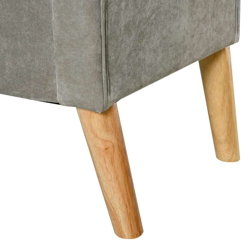 HOMCOM banca de depozitare captusita, 136,5x45x62 cm(m-9)