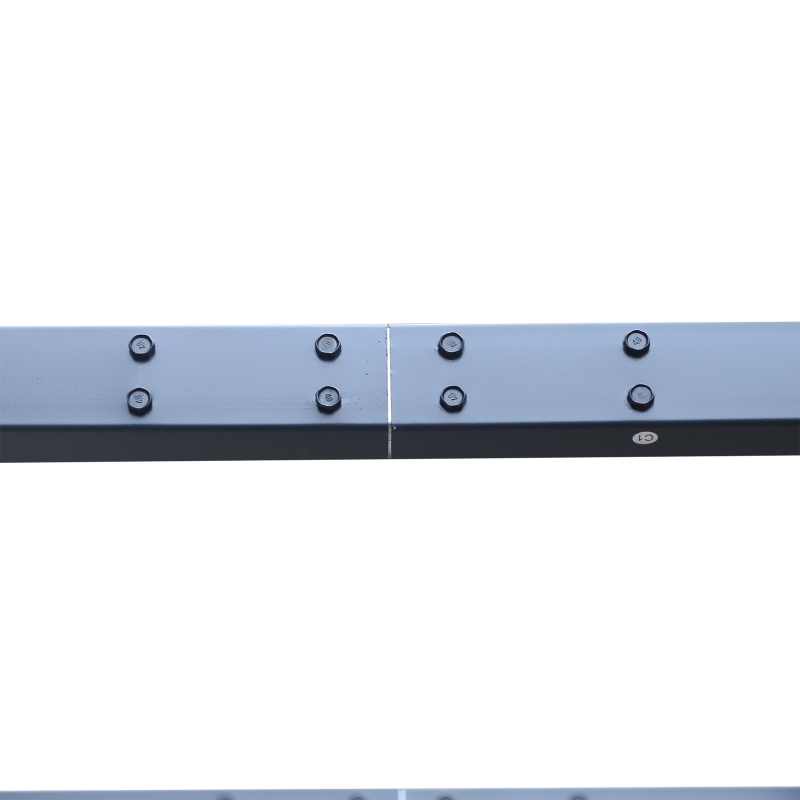 Outsunny Spalier Gradina Metal Negru 297×295×230 cm – Pentru Plante Catatoare