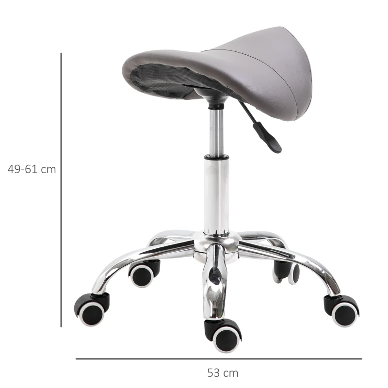 Homcom Scaun Cu sa Reglabil – Profesional, Pentru Coafeze & Tatuatori