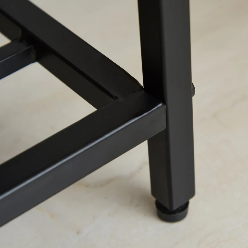 HOMCOM Garderoba cu Pantofar cu 3 rafturi si Cuier cu 6 Carlige si Raft