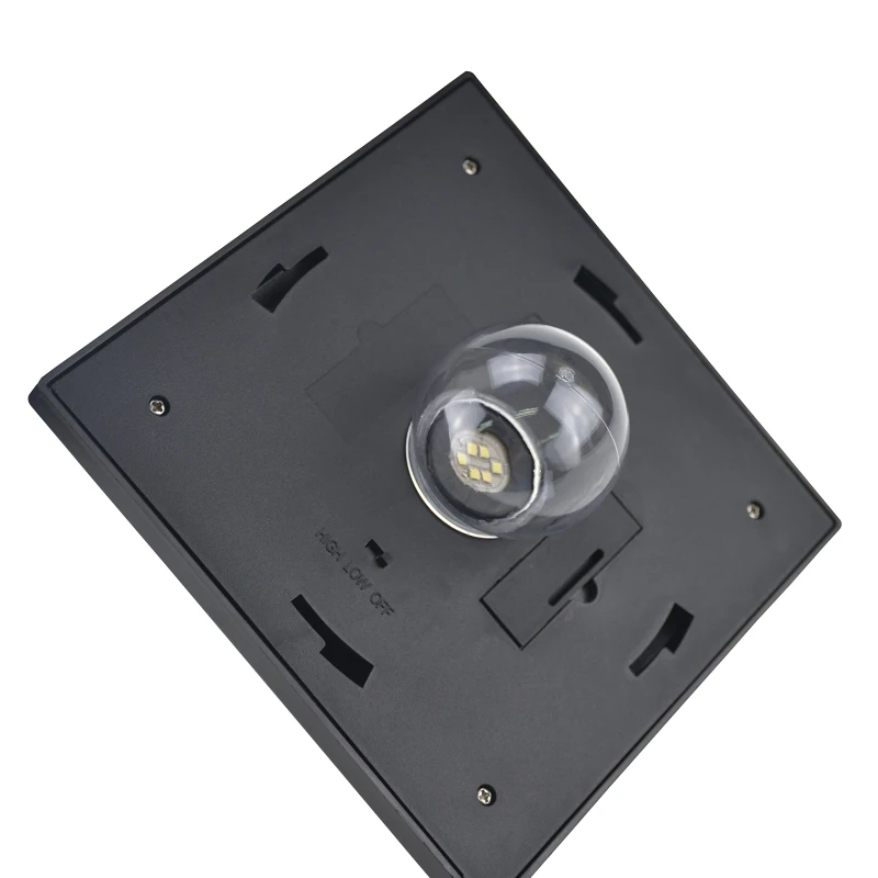 Outsunny Felinar LED Solar 160 cm – Design Negru pentru Gradina