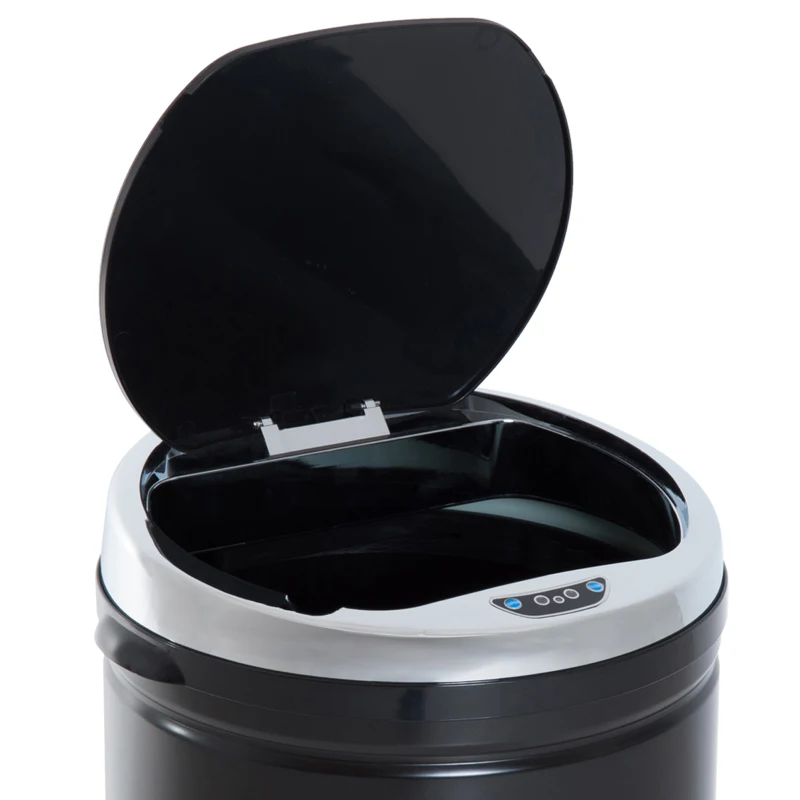 Homcom Cos de Gunoi Automat 50L – Senzor Infrarosu & Design Igienic(m-8)