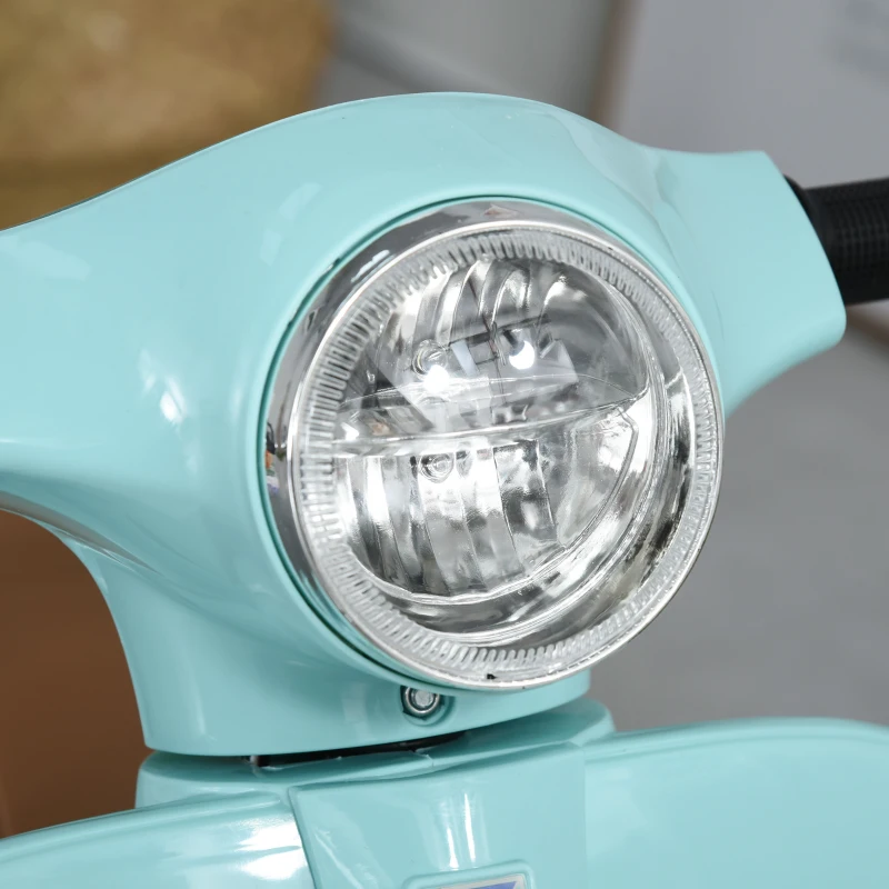 HOMCOM Motocicleta Electrica pentru Copii Baterie 6V, 18-36 luni Verde(m-8)