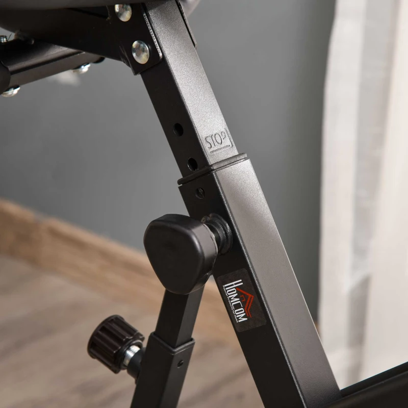 HOMCOM Bicicleta Pliabila 2 în 1 Rezistenta 8 Nivele Elastice pentru Brate