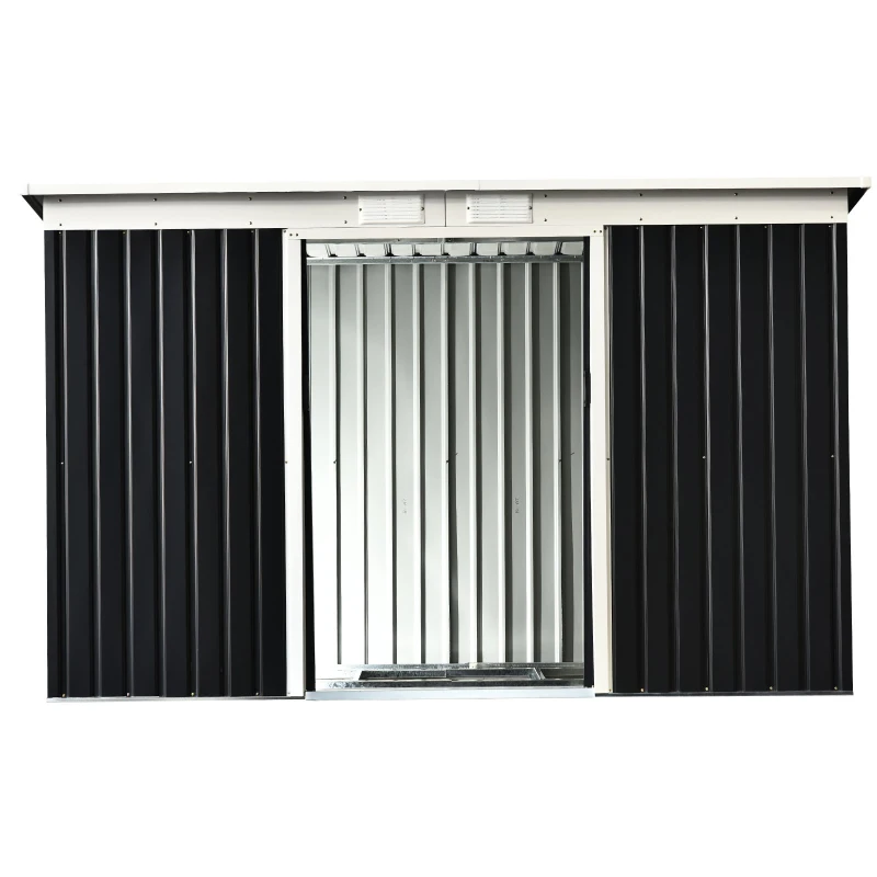 Outsunny Magazina de Scule din Otel cu Usi Glisante(m-4)