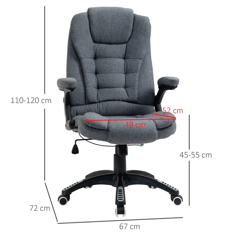 Vinsetto Scaun Birou – Reglabil, Inclinabil & Balansoar Ergonomic(m-3)