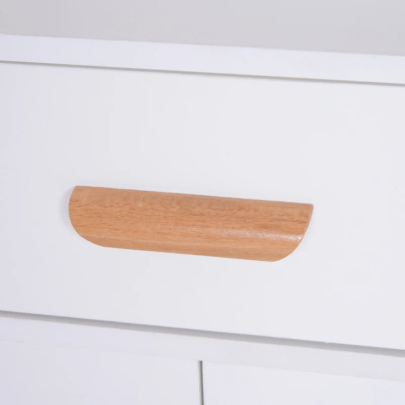 HOMCOM mobilier multifunctional, 80 x 29.5x96cm alb