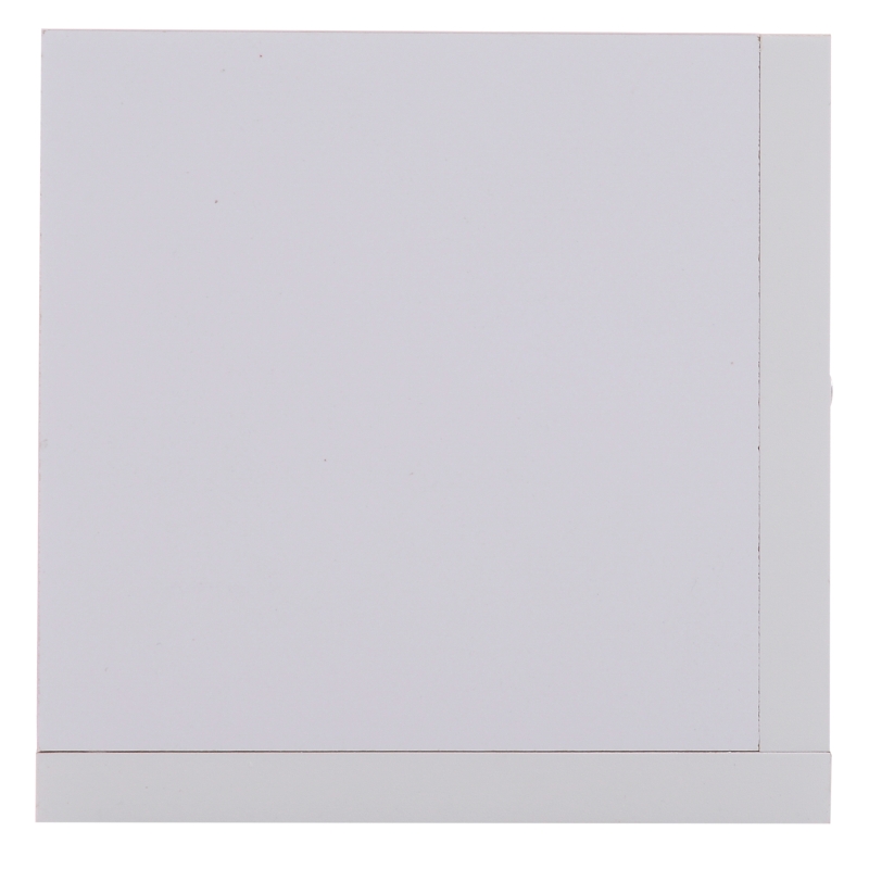 HOMCOM Suport CD de perete, dreptunghiular, cu 4 compartimente de stocare pentru 60 CD-uri, din lemn