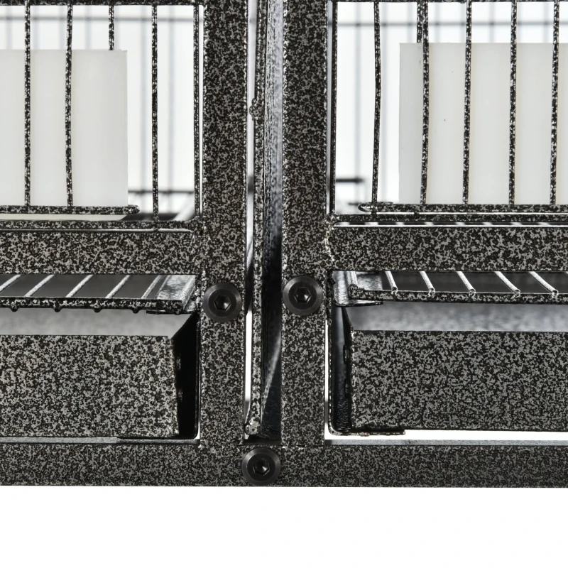 Pawhut Cusca Pasari Dubla cu Accesorii