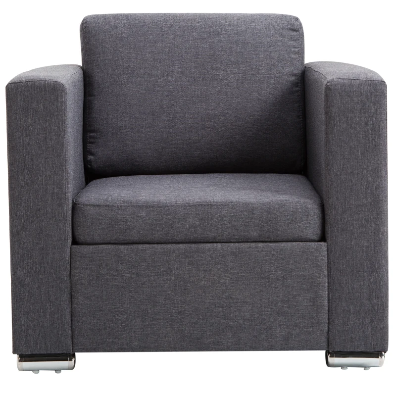 HOMCOM fotoliu modern, 81x73x78cm, gri