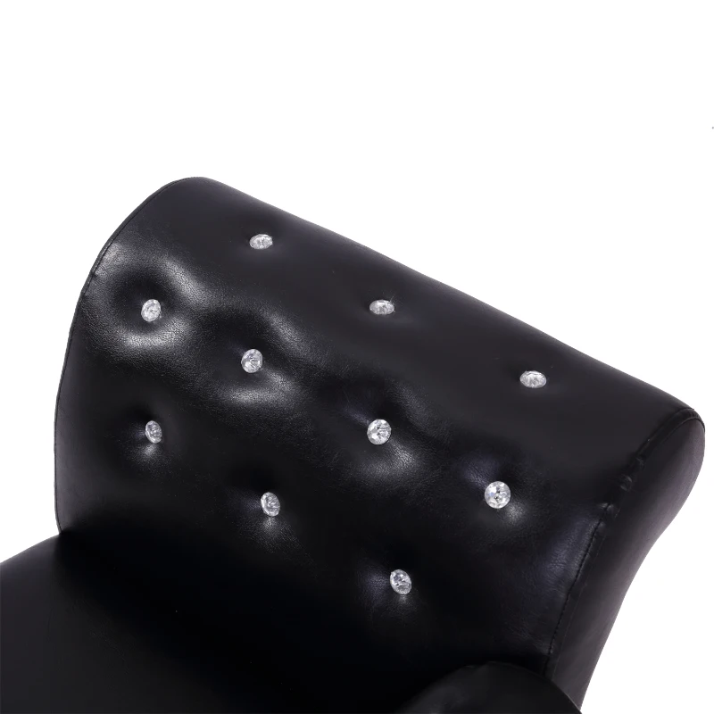 PawHut Canapele pentru caini Chaise Longue Canapea Tapitata pentru Animale, Negru, 82.5x45x41.5cm
