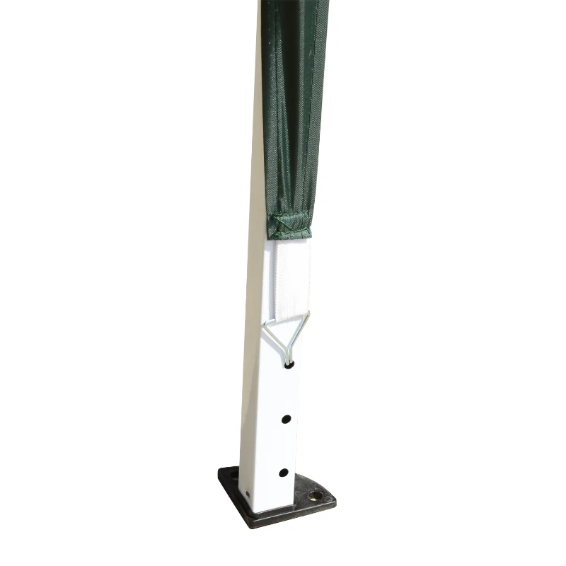 Outsunny Foisor Schelet in Otel Pliabil Invelis in Tesatura Oxford Verde 3x3m