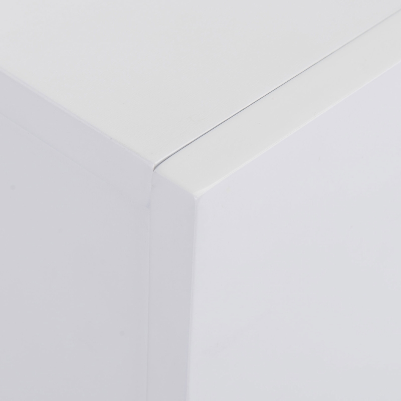 HOMCOM Semineu Electric de Perete cu Efect de Flacara de 2000W Acoperire 37m² Alb