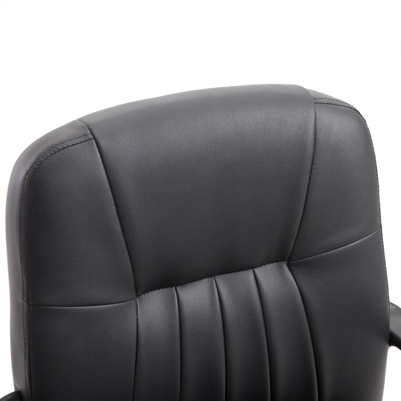 Vinsetto Scaun Birou Negru – Rotativ Captusit cu Roti(m-7)